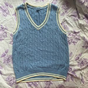 John Galt Baby Blue Knit Tank